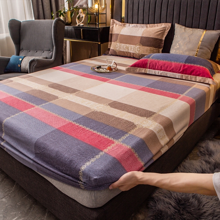 91家纺网 家纺一手货源 找家纺 凯磊 2021新款.加厚磨毛单床笠一见倾心