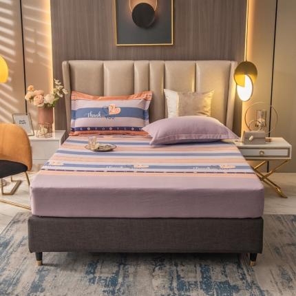 91家纺网 家纺一手货源 找家纺 凯磊 2021新款.加厚磨毛单床笠真爱永恒