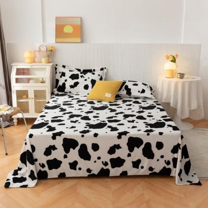 91家纺网 家纺一手货源 找家纺 （总）梦家居 2021秋冬新款牛奶绒床单单品