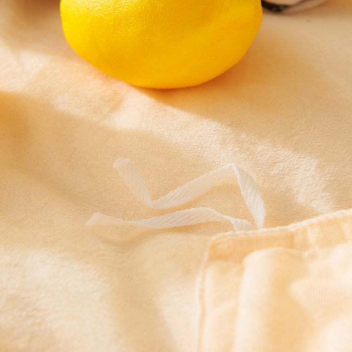 91家纺网 家纺一手货源 找家纺 青竹苑 2021新款婴儿宝宝绒牛奶绒贴布绣花四件套云朵米色