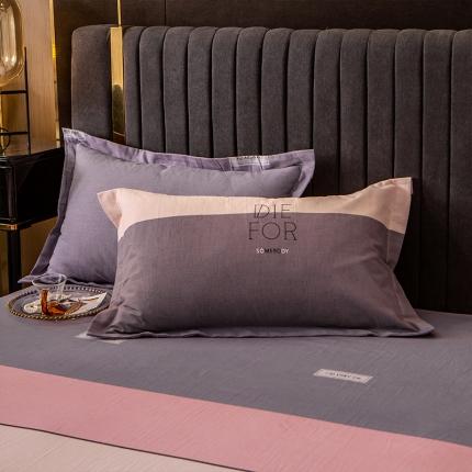 91家纺网 家纺一手货源 找家纺 凯磊 2021新款.加厚磨毛单枕套一只 缤纷