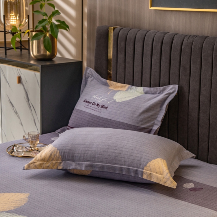 91家纺网 家纺一手货源 找家纺 凯磊 2021新款.加厚磨毛单枕套一只 漫步时光