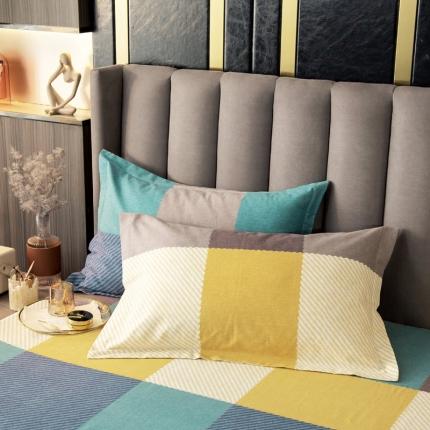 91家纺网 家纺一手货源 找家纺 凯磊 2021新款.加厚磨毛单枕套一只 魔方城