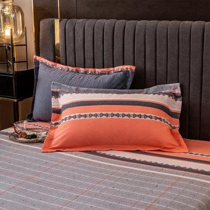 91家纺网 家纺一手货源 找家纺 凯磊 2021新款.加厚磨毛单枕套一对 赫拉