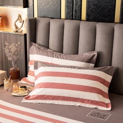 91家纺网 家纺一手货源 找家纺 凯磊 2021新款.加厚磨毛单枕套一对 印象风范