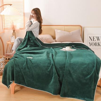 91家纺网 家纺一手货源 找家纺 （总）印季家纺 2024新款华夫格牛奶绒毛毯