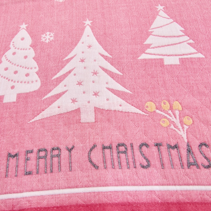 91家纺网 家纺一手货源 找家纺 （总）朴尔家纺 2021新品混纺三层纱布定位枕巾