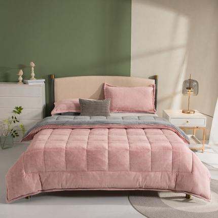 91家纺网 家纺一手货源 找家纺 （总）网客家纺 2024新款高克重加厚牛奶绒被芯