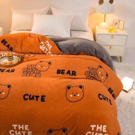 91家纺网 家纺一手货源 找家纺 （总）宅部落 2021新款牛奶绒单被套