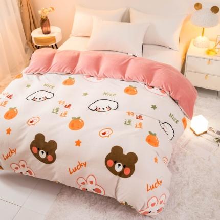 91家纺网 家纺一手货源 找家纺 （总）宅部落 2021新款牛奶绒单被套