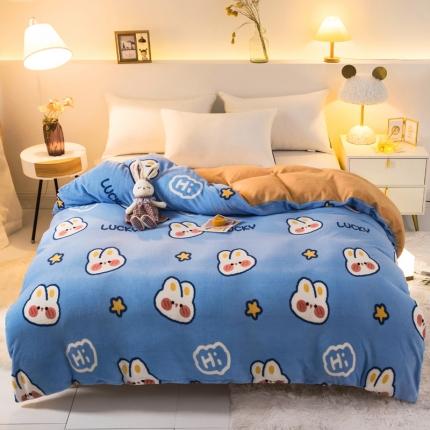 91家纺网 家纺一手货源 找家纺 （总）宅部落 2021新款牛奶绒单被套