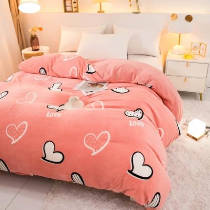 91家纺网 家纺一手货源 找家纺 （总）宅部落 2021新款牛奶绒单被套