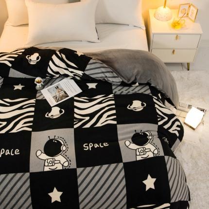 91家纺网 家纺一手货源 找家纺 （总）宅部落 2021新款牛奶绒单被套