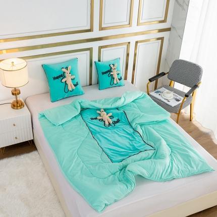 91家纺网 家纺一手货源 找家纺 （总）宝马家纺 2022新款毛巾绣抱枕被