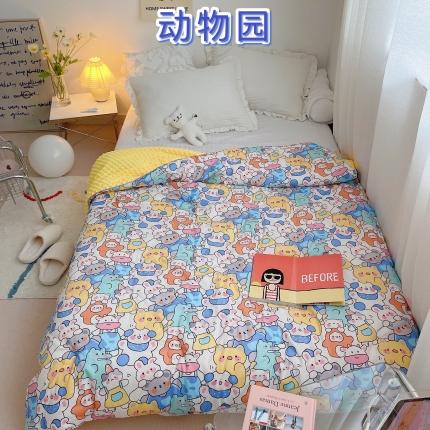 91家纺网 家纺一手货源 找家纺 （总）星期八 2021新韩国超ins进口安抚豆豆冬被子春秋被