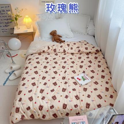 91家纺网 家纺一手货源 找家纺 （总）星期八 2021新韩国超ins进口安抚豆豆冬被子春秋被