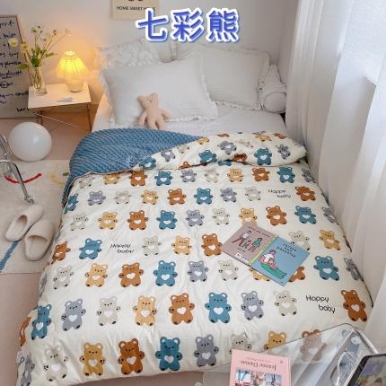 91家纺网 家纺一手货源 找家纺 （总）星期八 2021新韩国超ins进口安抚豆豆冬被子春秋被