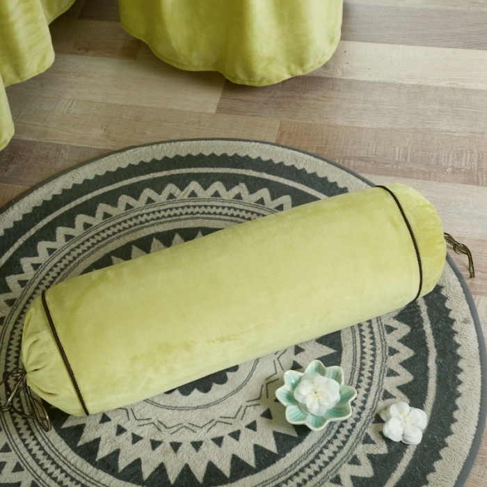 91家纺网 家纺一手货源 找家纺 不打烊家纺 2021新款古韵新生水晶绒美容床罩 果绿