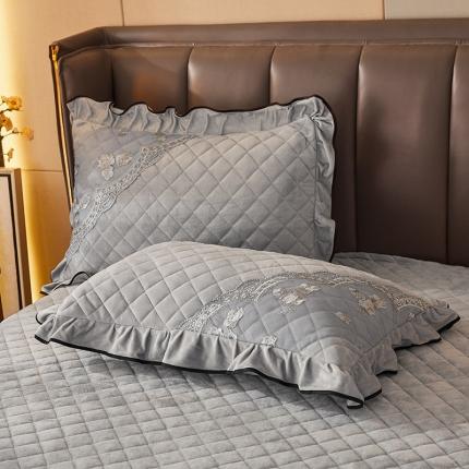 91家纺网 家纺一手货源 找家纺 （总）瑞宝2025新款水晶绒法式单枕套