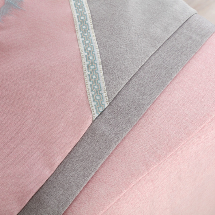 91家纺网 家纺一手货源 找家纺 不打烊家纺 2021新款春风拂面美容床罩套件 粉