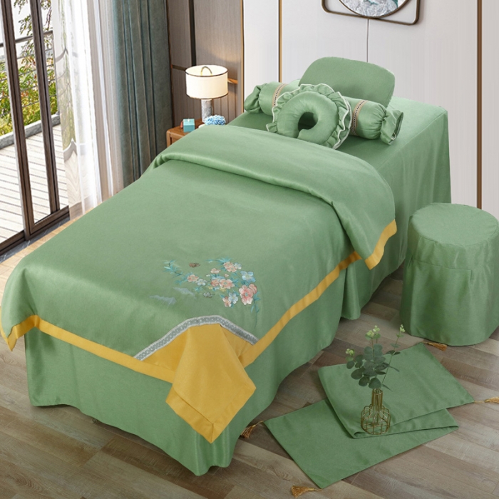 91家纺网 家纺一手货源 找家纺 不打烊家纺 2021新款春风拂面美容床罩套件 青