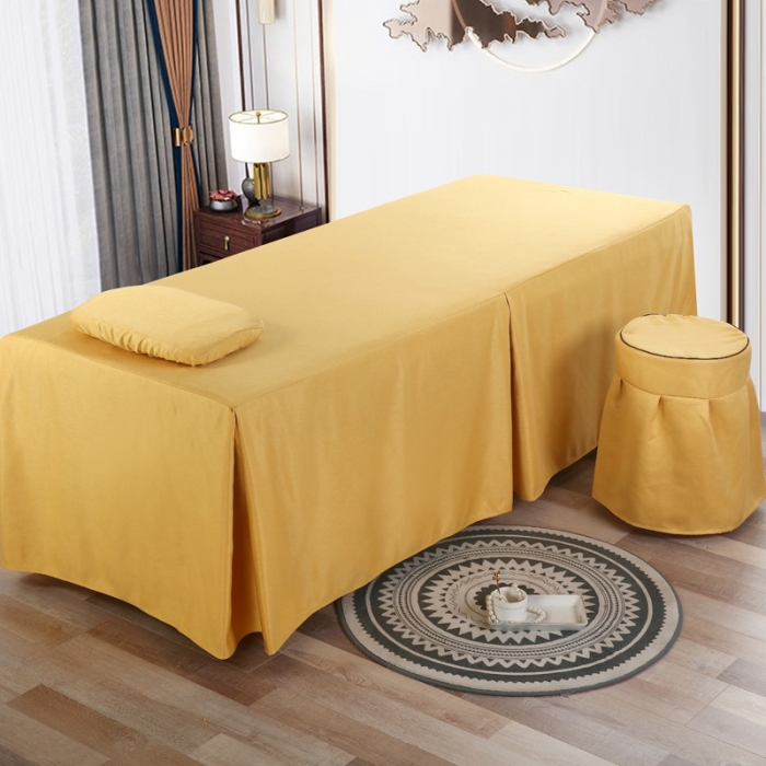 91家纺网 家纺一手货源 找家纺 不打烊家纺 2021新款锦绣中华美容床罩 黄