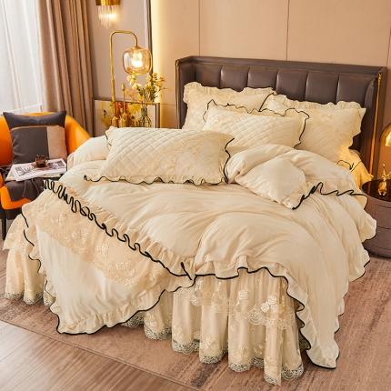 91家纺网 家纺一手货源 找家纺 （总）瑞宝 2025新款水晶绒法式单被套