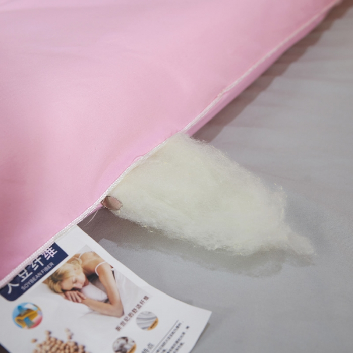 91家纺网 家纺一手货源 找家纺 天瑜家纺 2023洛卡棉冬被秋冬被子丝棉被芯 大豆被-粉色