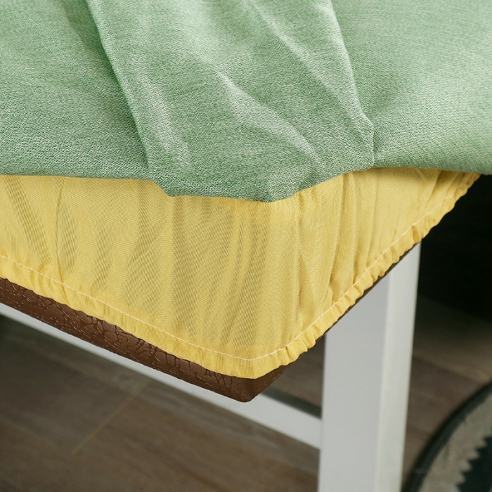 91家纺网 家纺一手货源 找家纺 不打烊家纺 2021新款空谷幽兰美容床罩 绿色