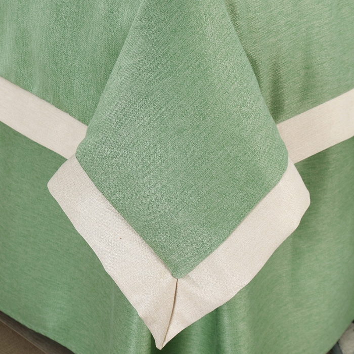 91家纺网 家纺一手货源 找家纺 不打烊家纺 2021新款空谷幽兰美容床罩 绿色