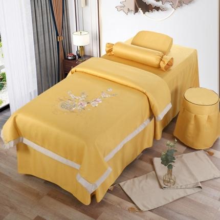 不打烊家纺 2021新款四季如春美容床罩 黄