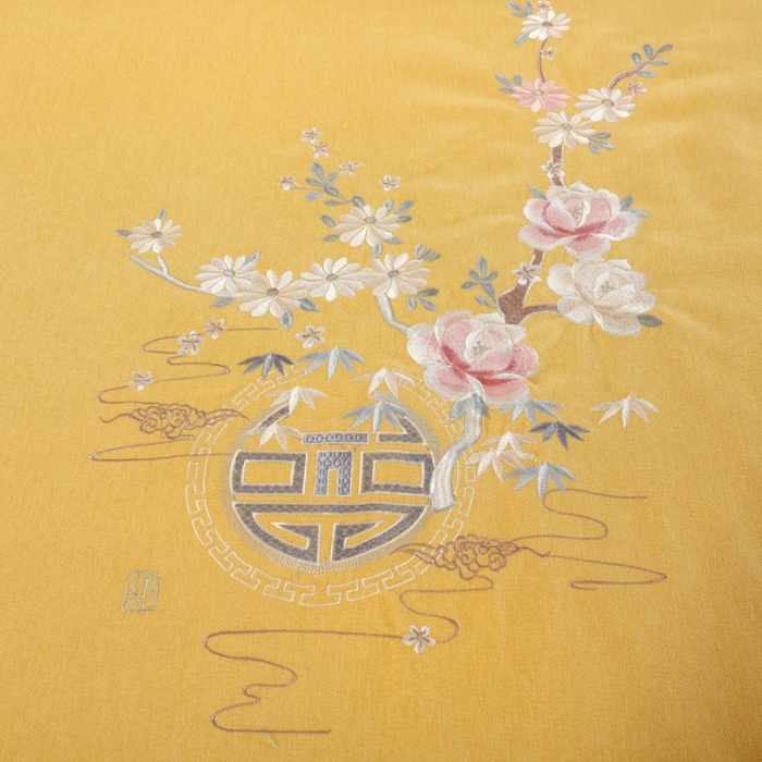 91家纺网 家纺一手货源 找家纺 不打烊家纺 2021新款四季如春美容床罩 黄