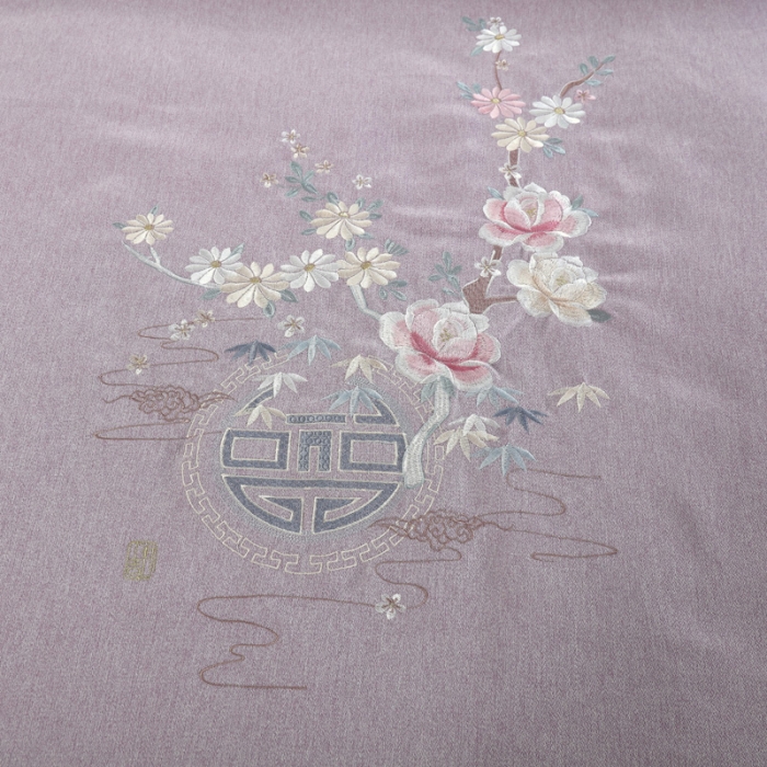 91家纺网 家纺一手货源 找家纺 不打烊家纺 2021新款四季如春美容床罩 紫