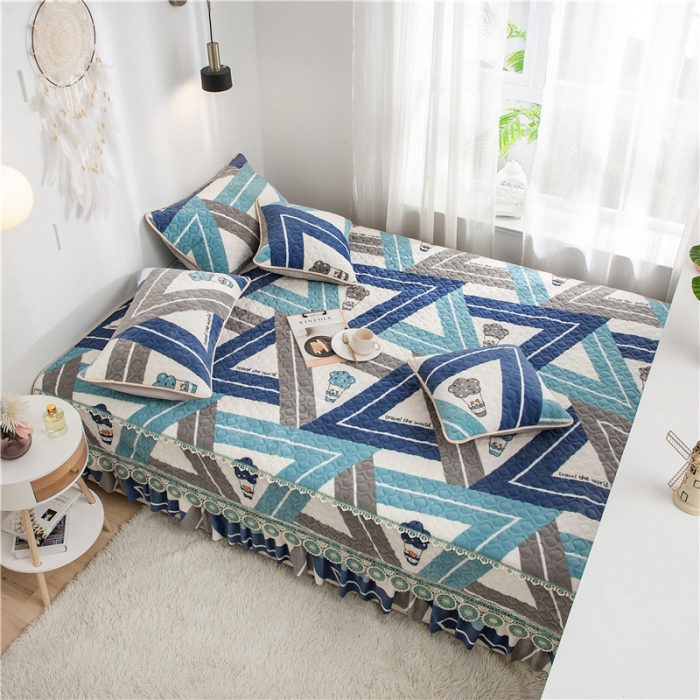 91家纺网 家纺一手货源 找家纺 美优兰2021新款加厚牛奶绒榻榻米垫床垫加厚床盖热气球蓝