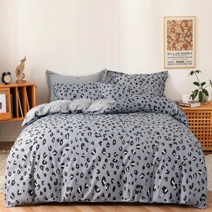 91家纺网 家纺一手货源 找家纺 星期三2021年9月新款铂金全棉13372四件套（加老板微信有会员价）缤纷羽毛-绿