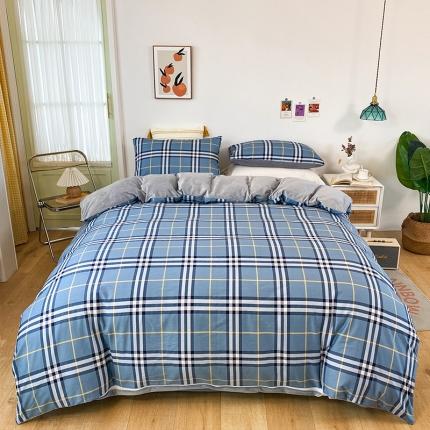 91家纺网 家纺一手货源 找家纺 （总）珺柔家纺2021新款全棉印花水晶绒四件套