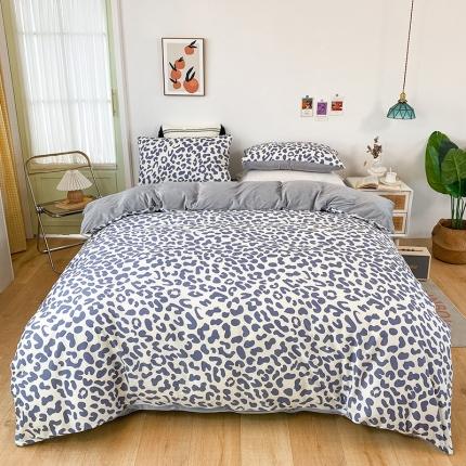 91家纺网 家纺一手货源 找家纺 （总）珺柔家纺2021新款全棉印花水晶绒四件套