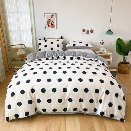 91家纺网 家纺一手货源 找家纺 （总）珺柔家纺2021新款全棉印花水晶绒四件套