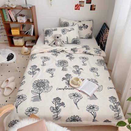 91家纺网 家纺一手货源 找家纺 （总）雅居纺 2022新款A版牛奶绒B版羊羔绒复合毯