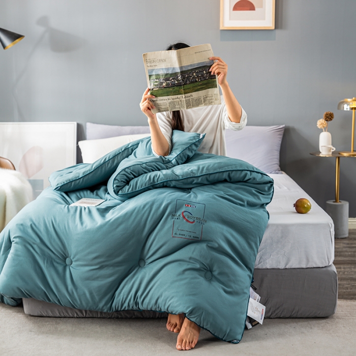 91家纺网 家纺一手货源 找家纺 (总）被靠被 2023白金双合芯牛奶蛋白大豆蛋白冬被春秋被