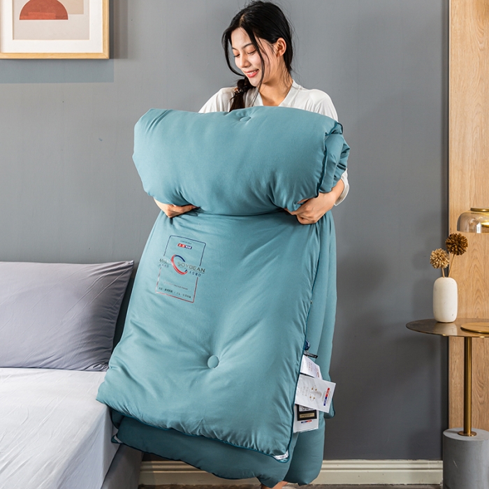 91家纺网 家纺一手货源 找家纺 (总）被靠被 2023白金双合芯牛奶蛋白大豆蛋白冬被春秋被