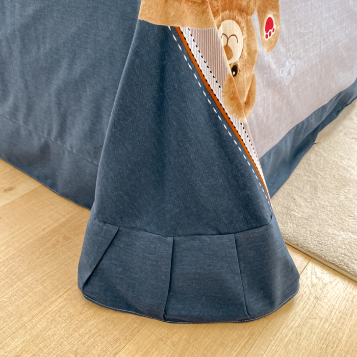 91家纺网 家纺一手货源 找家纺 （总）金爱家 2021新款大版秋冬纯棉磨毛四件套