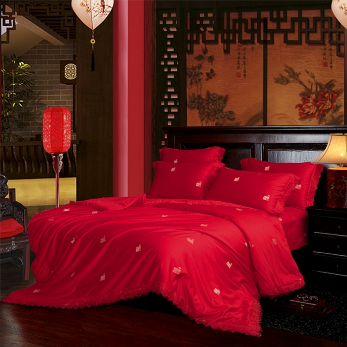 91家纺网 家纺一手货源 找家纺 （总）洁蚕居 2021年新婚庆大红蚕丝被冬被高档被芯直播供货