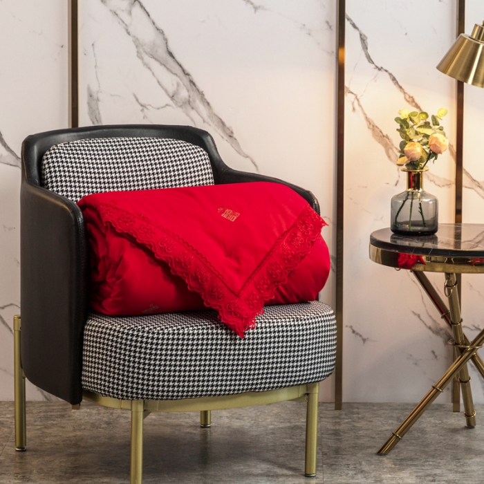 91家纺网 家纺一手货源 找家纺 （总）洁蚕居 2021年新婚庆大红蚕丝被冬被高档被芯直播供货