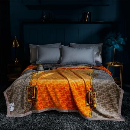 91家纺网 家纺一手货源 找家纺 （总）慕莎家纺 2021新款AB版复合毯双面法莱绒秋冬珊瑚绒