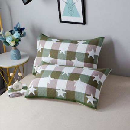 91家纺网 家纺一手货源 找家纺 （总）朴尔 2021新款优棉格调风三层纱布枕巾