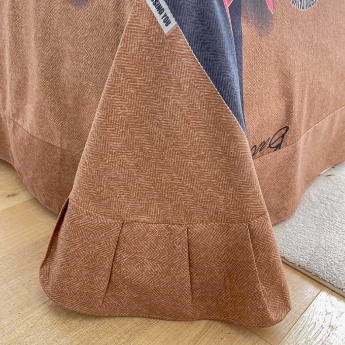 91家纺网 家纺一手货源 找家纺 金爱家 2021新款大版秋冬纯棉磨毛四件套 宝宝熊