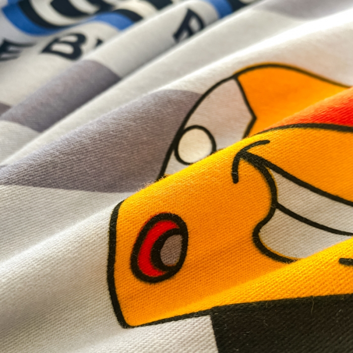 91家纺网 家纺一手货源 找家纺 金爱家 2021新款大版秋冬纯棉磨毛四件套 超级赛道