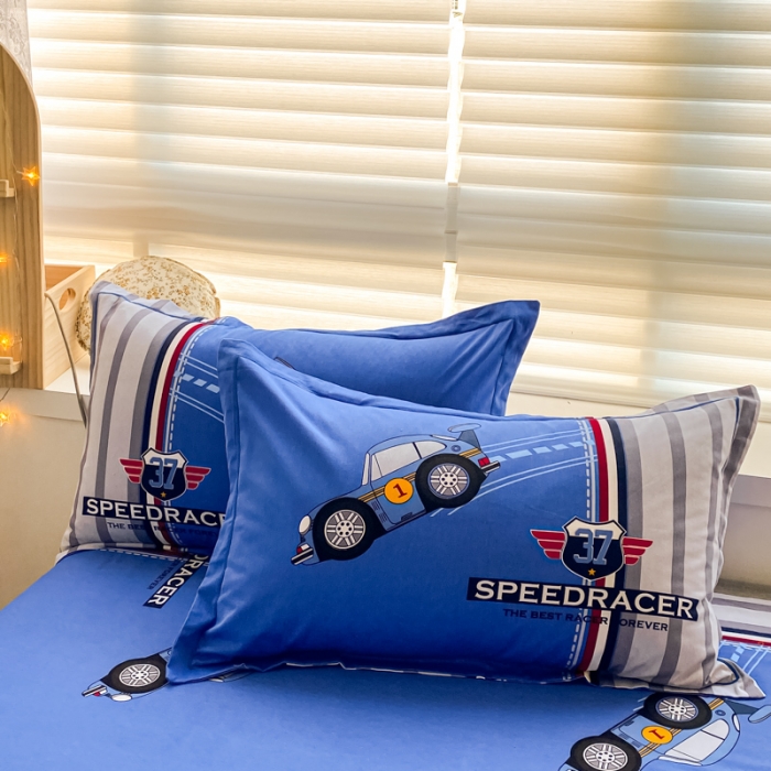 91家纺网 家纺一手货源 找家纺 金爱家 2021新款大版秋冬纯棉磨毛四件套 超级赛道