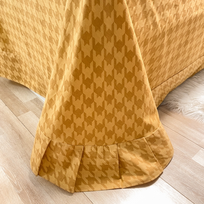 91家纺网 家纺一手货源 找家纺 金爱家 2021新款大版秋冬纯棉磨毛四件套 蕉夏